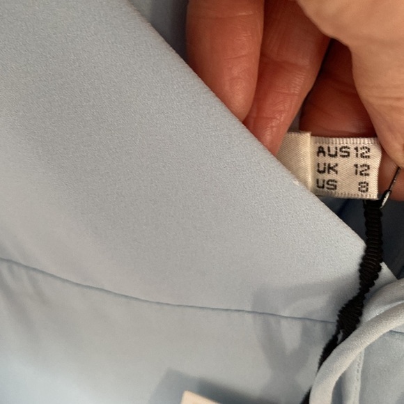 NEW! Fame and Partners Tilbury Dress in Sky Blue size 8 nwt prom - Picture 12 of 12